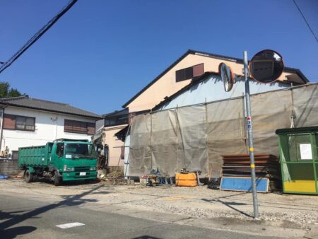 松阪市で木造家屋の解体工事