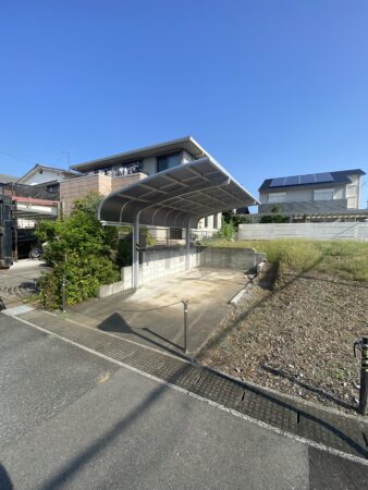 桑名市でカーポートの撤去工事